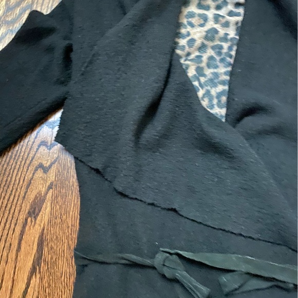 Wrap jacket with suede belt (5148 brand) - Picture 2 of 6